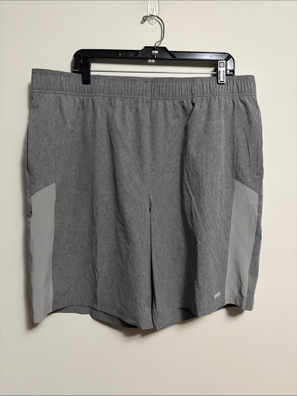 Prince Men's Gray Athletic Shorts 2 way stretch Size XXL Tennis